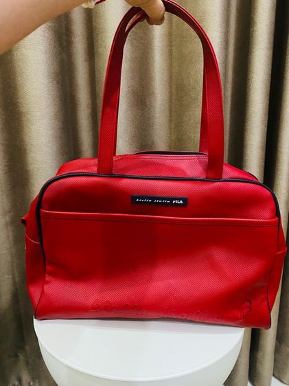 กระเป๋า FILA แท้ 💯FILA Biella Italia Shoulder Bag  สีแดง กันน้ำ ส่งฟรี  รูปที่ 2