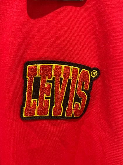 👕 เสื้อยืดเด็ก Levi's สีแดงสด - โลโก้แท้ ปักนูน งานสวย ดูดี รูปที่ 5