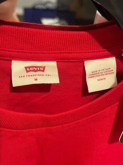 👕 เสื้อยืดเด็ก Levi's สีแดงสด - โลโก้แท้ ปักนูน งานสวย ดูดี รูปที่ 7