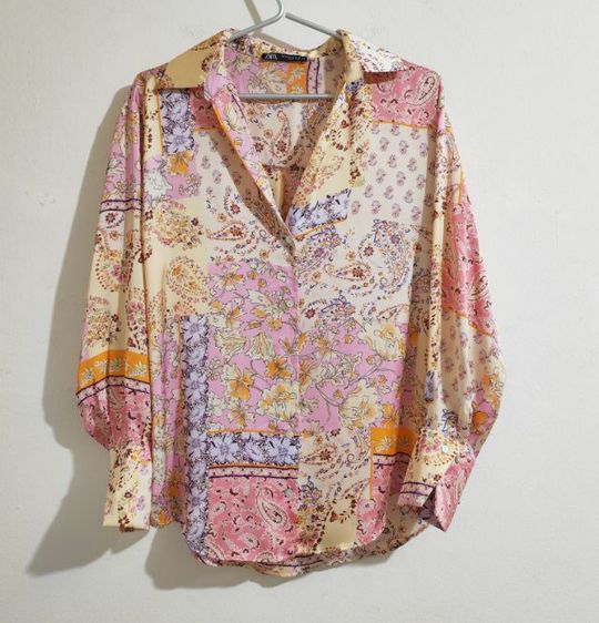 ซาร่าเชิ้ตหญิงลาย ชมพู รูปที่ 3