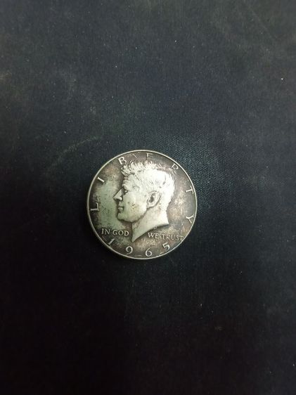 USA Kennedy Half Dollar 1965 Silver  รูปที่ 2