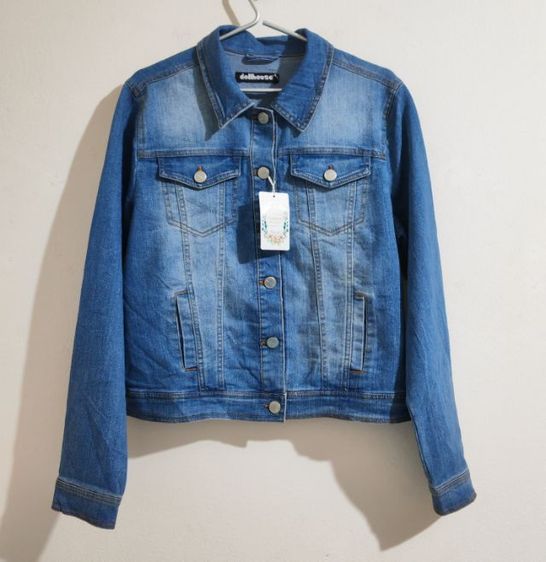 แจ็คเก็ตยีนส์-สั้น ผู้หญิง รูปที่ 2