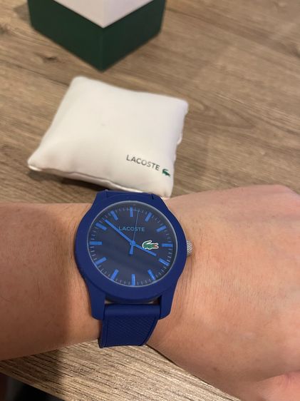 🔥🔥 LACOSTE ของแท้ - สายซิลิโคนสีน้ำเงิน - งานเท่ ใส่จริงสวยมาก 🔥🔥 รูปที่ 12