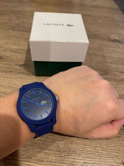 🔥🔥 LACOSTE ของแท้ - สายซิลิโคนสีน้ำเงิน - งานเท่ ใส่จริงสวยมาก 🔥🔥 รูปที่ 6