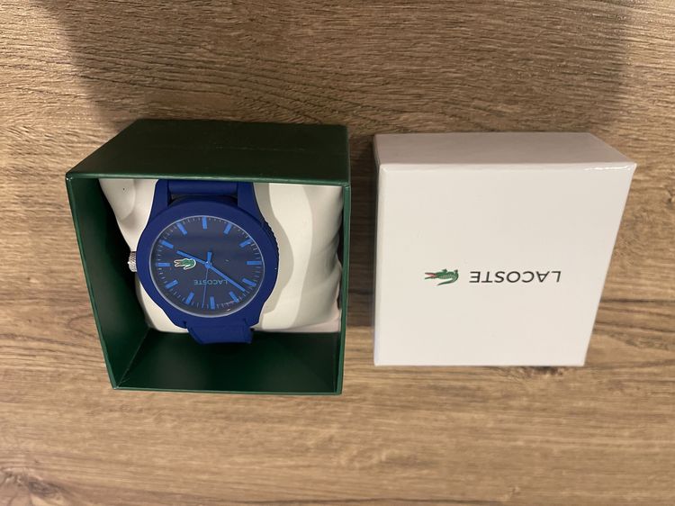 🔥🔥 LACOSTE ของแท้ - สายซิลิโคนสีน้ำเงิน - งานเท่ ใส่จริงสวยมาก 🔥🔥 รูปที่ 4
