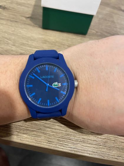 🔥🔥 LACOSTE ของแท้ - สายซิลิโคนสีน้ำเงิน - งานเท่ ใส่จริงสวยมาก 🔥🔥 รูปที่ 10