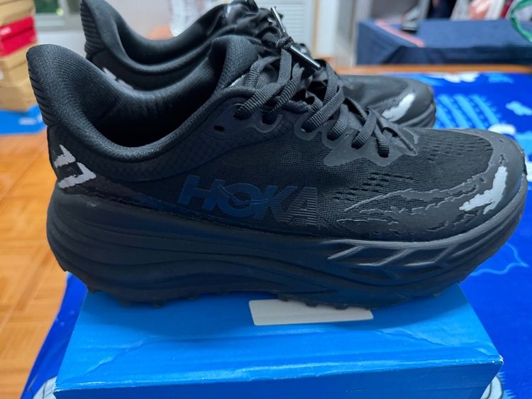 ดำ ผ้าใบ รองเท้าผ้าใบ UK 9.5 | EU 44 | US 10 อื่นๆ รองเท้า HOKA ONE ONE Stinson 7 รองเท้าวิ่งพื้นหนาสำหรับผู้ชาย