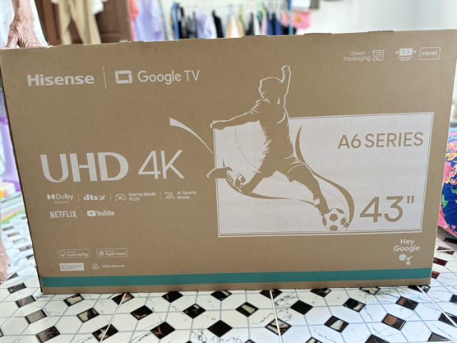 นัดรับระยอง ทีวีใหม่ 4K ขนาด 43 นิ้ว รุ่น 6A Series ยังไม่เปิดกล่องจับฉลากได้ แต่ไม่ได้ใช้เลยจะขาย ทดสอบก่อนรับได้ รูปที่ 13