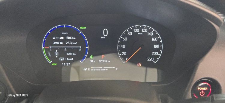 Honda City 2023 1.5 e:HEV RS Sedan ไฮบริด ไม่ติดแก๊ส เกียร์อัตโนมัติ เทา รูปที่ 2