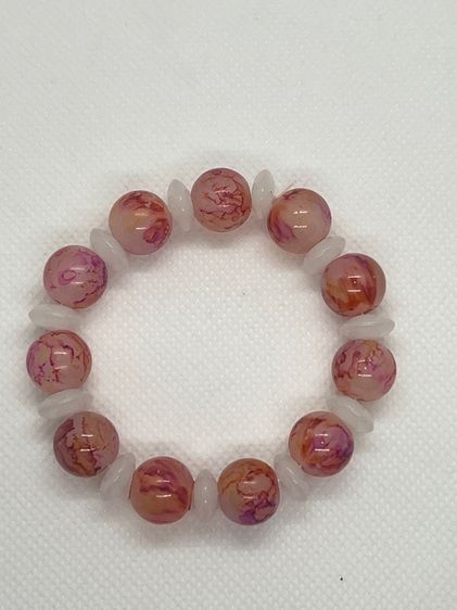 สร้อยข้อมือลูกปัดหินธรรมชาติ รูปที่ 4