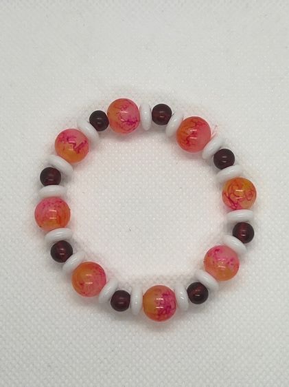 สร้อยข้อมือลูกปัดหินธรรมชาติ รูปที่ 3