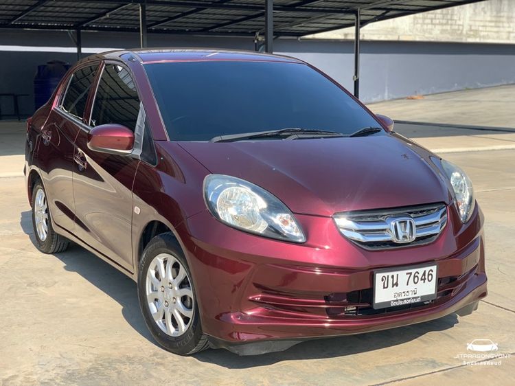 รถ Honda Brio 1.2 Amaze V สี แดง