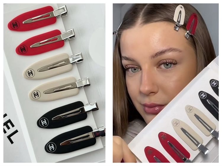 กิ๊บติดผม Chanel Beauty งานพรีเมียม ได้ถึง 6 ชิ้น