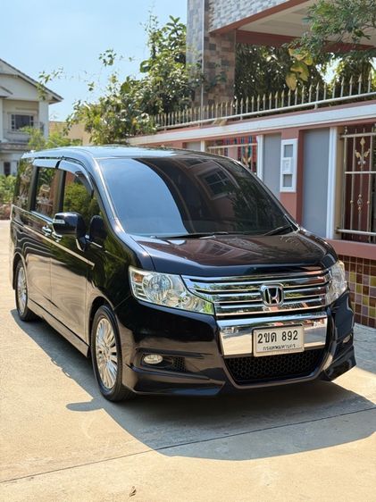 Honda Stepwagon 2012 2.0 EL Utility-car เบนซิน ไม่ติดแก๊ส เกียร์อัตโนมัติ ดำ รูปที่ 2