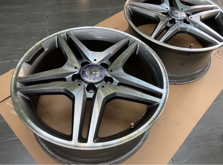 วงละ 6800 เศษล้อ Benz CLA W117 มี 2 วง 5 รู 112 ของแท้มือสอง สภาพดี รูปที่ 4