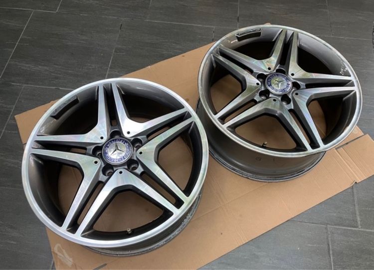 วงละ 6800 เศษล้อ Benz CLA W117 มี 2 วง 5 รู 112 ของแท้มือสอง สภาพดี