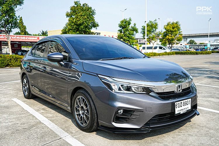 Honda City 2020 1.0 V Sedan เบนซิน ไม่ติดแก๊ส เกียร์อัตโนมัติ เทา รูปที่ 3