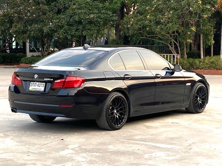BMW Series 5 2013 520d Sedan ดีเซล เกียร์อัตโนมัติ ดำ รูปที่ 4