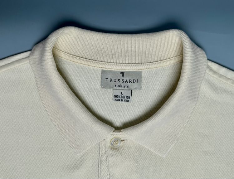 ⚠️MADE IN ITALY‼️เสื้อโปโล TRUSSARIDI ของแท้ โลโก้เด่น รูปที่ 6