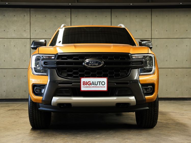 Ford Ranger 2022 2.0 Hi-Rider Wildtrak Pickup ดีเซล ไม่ติดแก๊ส เกียร์อัตโนมัติ เหลือง รูปที่ 4