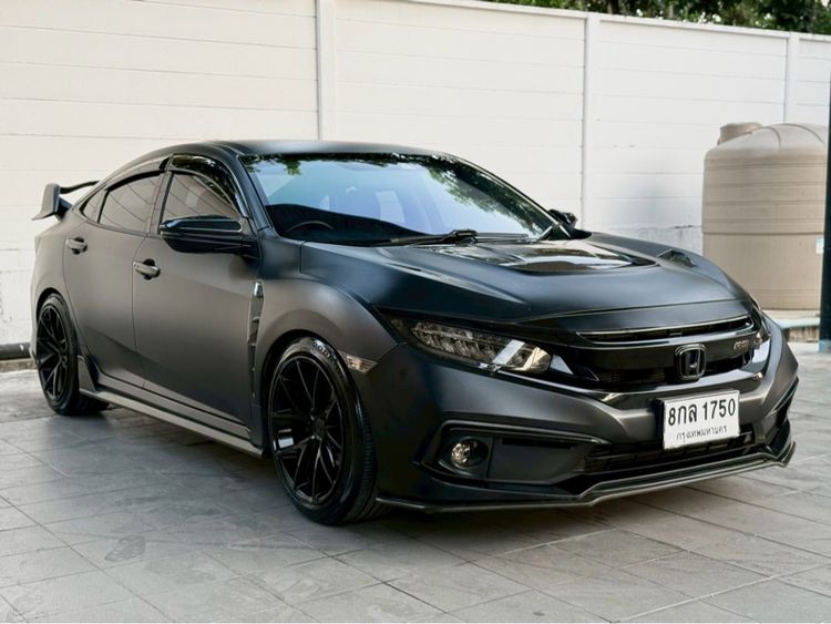 Honda Civic 2019 1.5 Turbo RS Sedan เบนซิน ไม่ติดแก๊ส เกียร์อัตโนมัติ ดำ รูปที่ 2