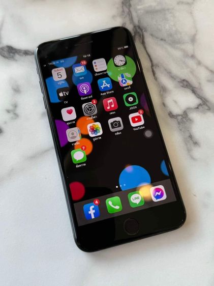 iPhone 7 Plus Jet Black 128 GB แบต 100 รูปที่ 6