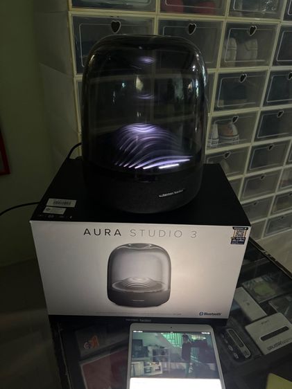 ลำโพง Harman Kardon Aura Studio3 Wireless Speaker Black  รูปที่ 7