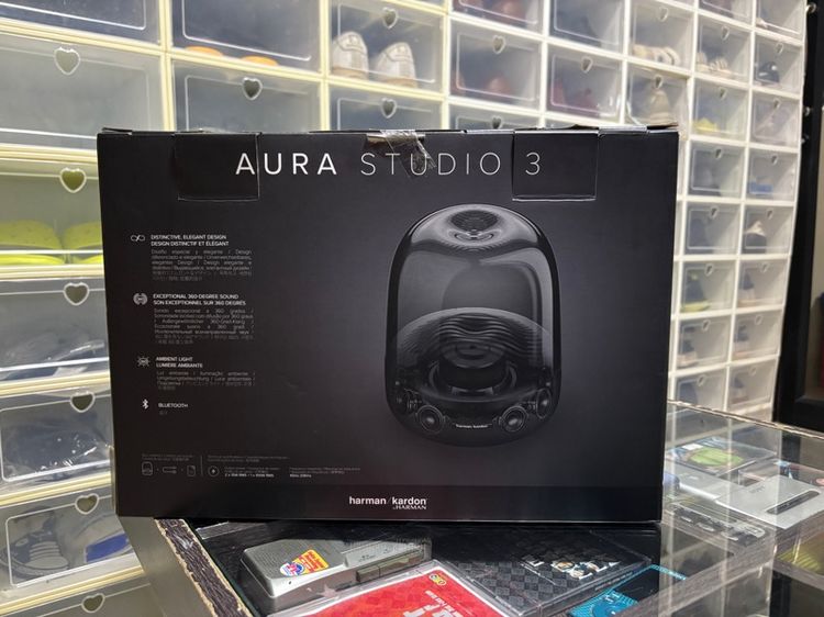 ลำโพง Harman Kardon Aura Studio3 Wireless Speaker Black  รูปที่ 2
