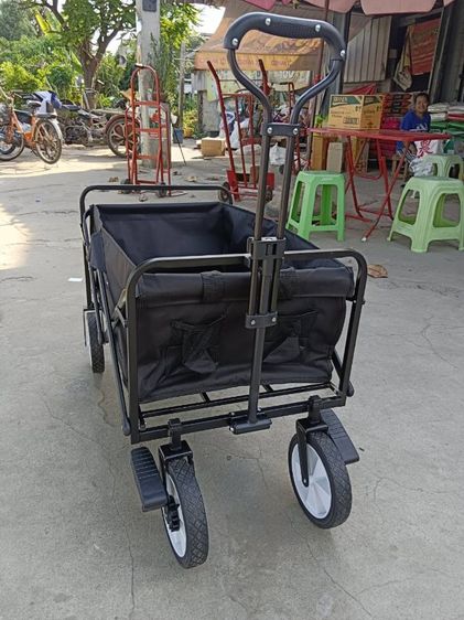 รถเข็นพับได้ รถเข็นเแนกประสงค์ รถเข็นตั้งแคมป์ รถเข็นพกพา รถเข็นเด็ก รถเข็นหมา ของพรีเมี่ยมเป๊ปซี่ แข็งแรง ส่งฟรี shopping Camping Trolley รูปที่ 3