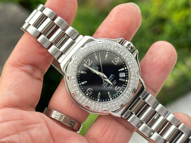 Tag Heuer F1 Black Dail ขอบเพชรแท้ 120เม็ด หายาก รูปที่ 8
