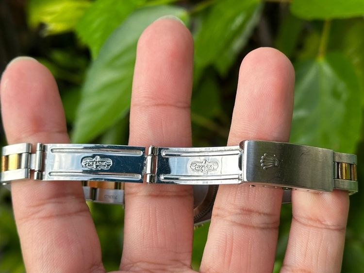 Rolex lady ข้างตัน รุ่น 67233 หน้าขาว โรมัน ขอบเพชร รูปที่ 6