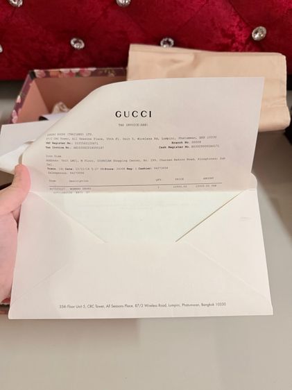 gucci espadriile ยาว24 ใบเสร็จไทย รูปที่ 8