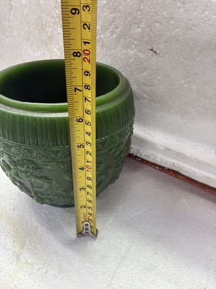 โถหยกคู่แกะสลักลวดลายมังกรสวยสมบูรณ์สนใจทักแชทได้ค่ะ รูปที่ 2