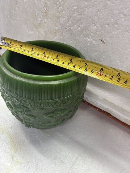 โถหยกคู่แกะสลักลวดลายมังกรสวยสมบูรณ์สนใจทักแชทได้ค่ะ รูปที่ 3