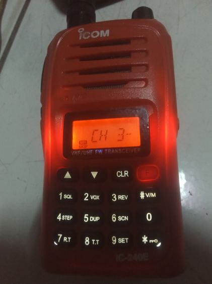 วิทยุสื่อสารไอคอม แดง ic24OE