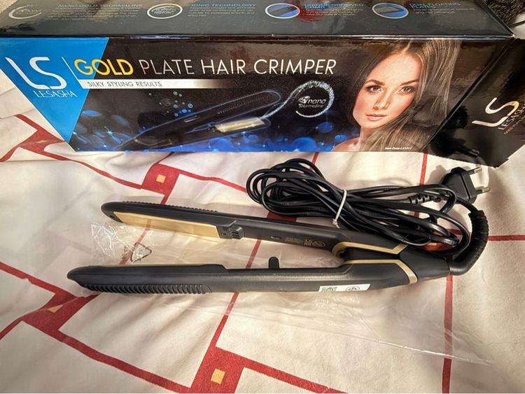 LS Gold Plate hair straightener  เครื่องหนีบผม  รูปที่ 2
