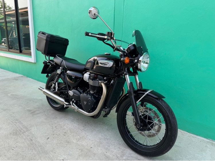 Triumph T100 ปี2025 วิ่ง8,000 โล ใหม่จัดมือเดียว รูปที่ 2