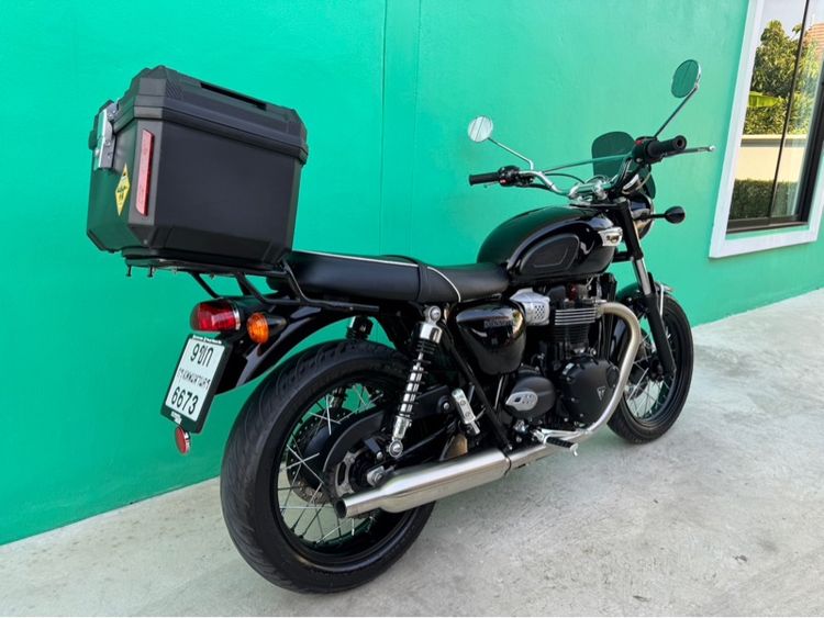 Triumph T100 ปี2025 วิ่ง8,000 โล ใหม่จัดมือเดียว รูปที่ 3