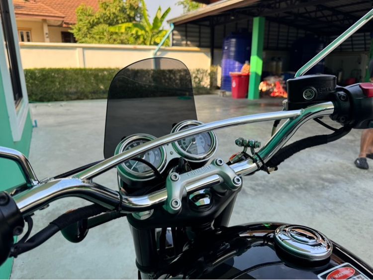 Triumph T100 ปี2025 วิ่ง8,000 โล ใหม่จัดมือเดียว รูปที่ 11