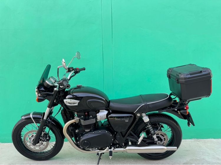 Triumph T100 ปี2025 วิ่ง8,000 โล ใหม่จัดมือเดียว รูปที่ 15
