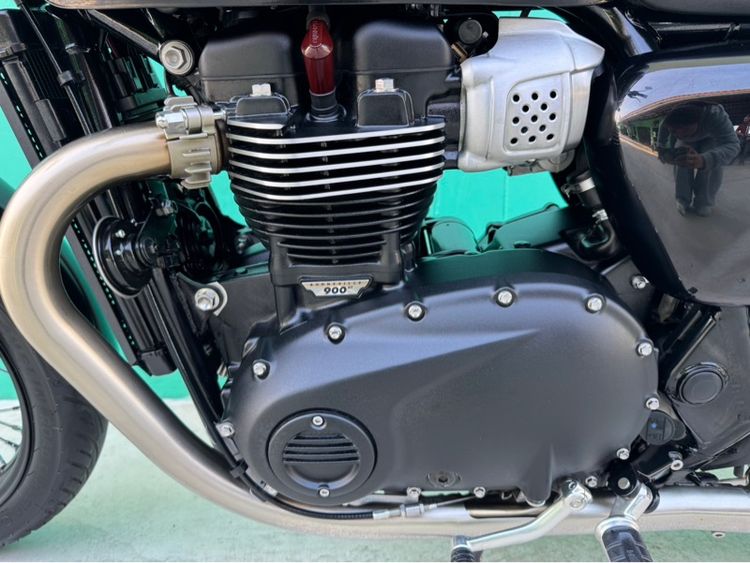 Triumph T100 ปี2025 วิ่ง8,000 โล ใหม่จัดมือเดียว รูปที่ 16