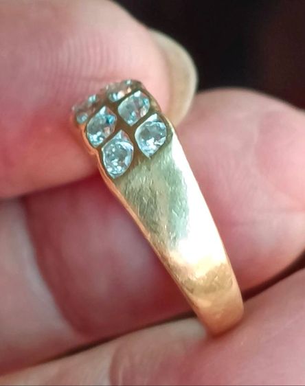 แหวนเพชรแถวทอง18k อัพต รูปที่ 2