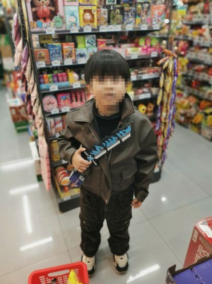 เสื้อหนังsheinเด็ก รูปที่ 3