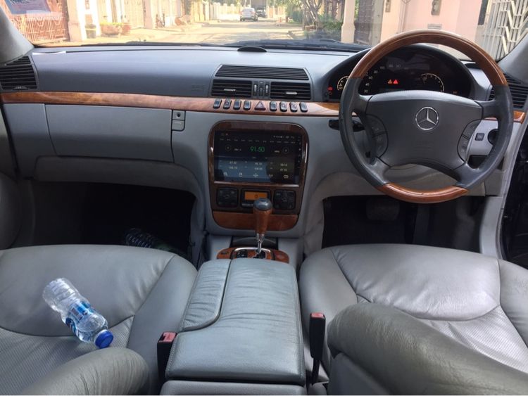 Mercedes-Benz S-Class 2000 S280 Sedan เบนซิน ไม่ติดแก๊ส เกียร์อัตโนมัติ ดำ รูปที่ 2