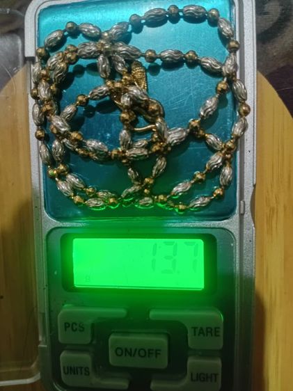 สร้อยคอ 20"และข้อมือพร้อมจี้คิดตี้ สองกษัตริย์เนื้อเงิน,ทอง รูปที่ 2