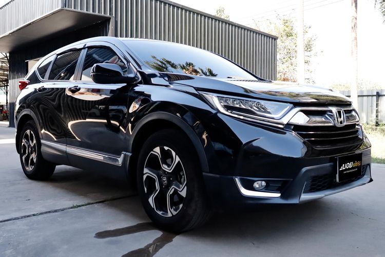 Honda CR-V 2019 2.4 ES 4WD Utility-car เบนซิน ไม่ติดแก๊ส เกียร์อัตโนมัติ ดำ รูปที่ 3