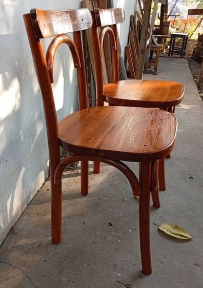 เก้าอี้ พนักพิง ไม้เชอร์รี่ อย่างดี พร้อมส่ง ทั้งหมดมี 13 ตัว ราคาคุยได้  ตัวเดียวก็ขาย รูปที่ 6