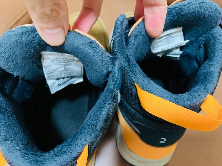 รองเท้าหนังสำหรับเด็ก รองเท้าลุยหิมะ รูปที่ 3