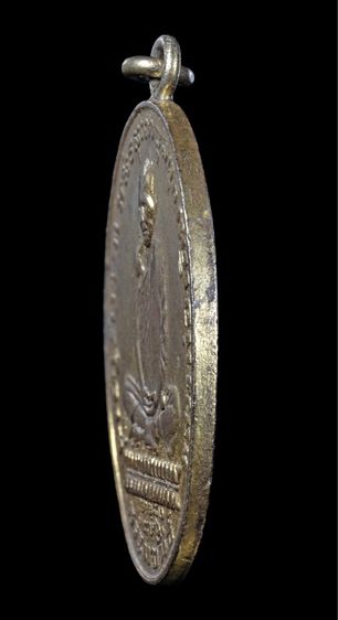 เหรียญหลวงพ่อเดิม วัดหนองโพธ์ ปี 2482 เนื้อเงินกะไหล่ทอง รูปที่ 3