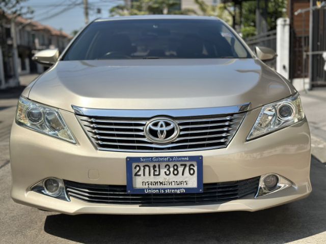 Toyota Camry 2013 2.0 G Sedan เบนซิน LPG เกียร์อัตโนมัติ เบจ รูปที่ 2